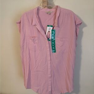 Jachs Women's Light Pink Button-Down Shirt